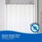 Kenney Mfg Medium Weight PEVA Shower Curtain Liner, 70in W x 72in H, White, 2-Pack KN61440PK2 - alternate 8